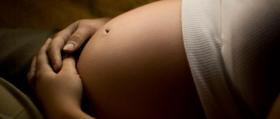 Bauch einer Schwangeren